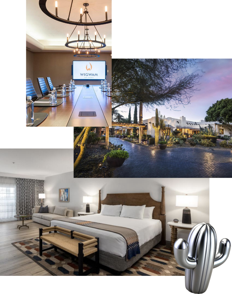 Wigwam hotel collage